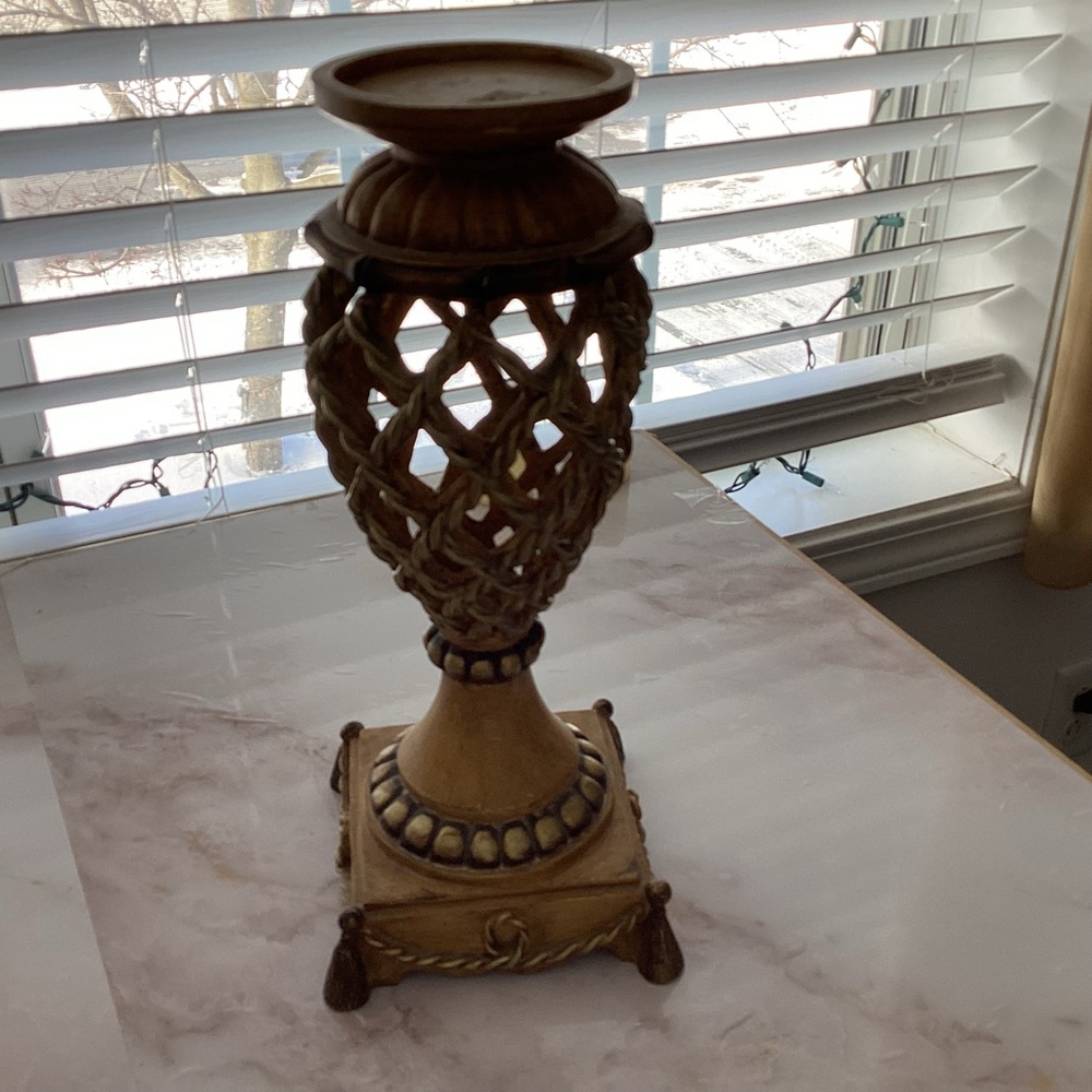 gorgeous tall candle holder